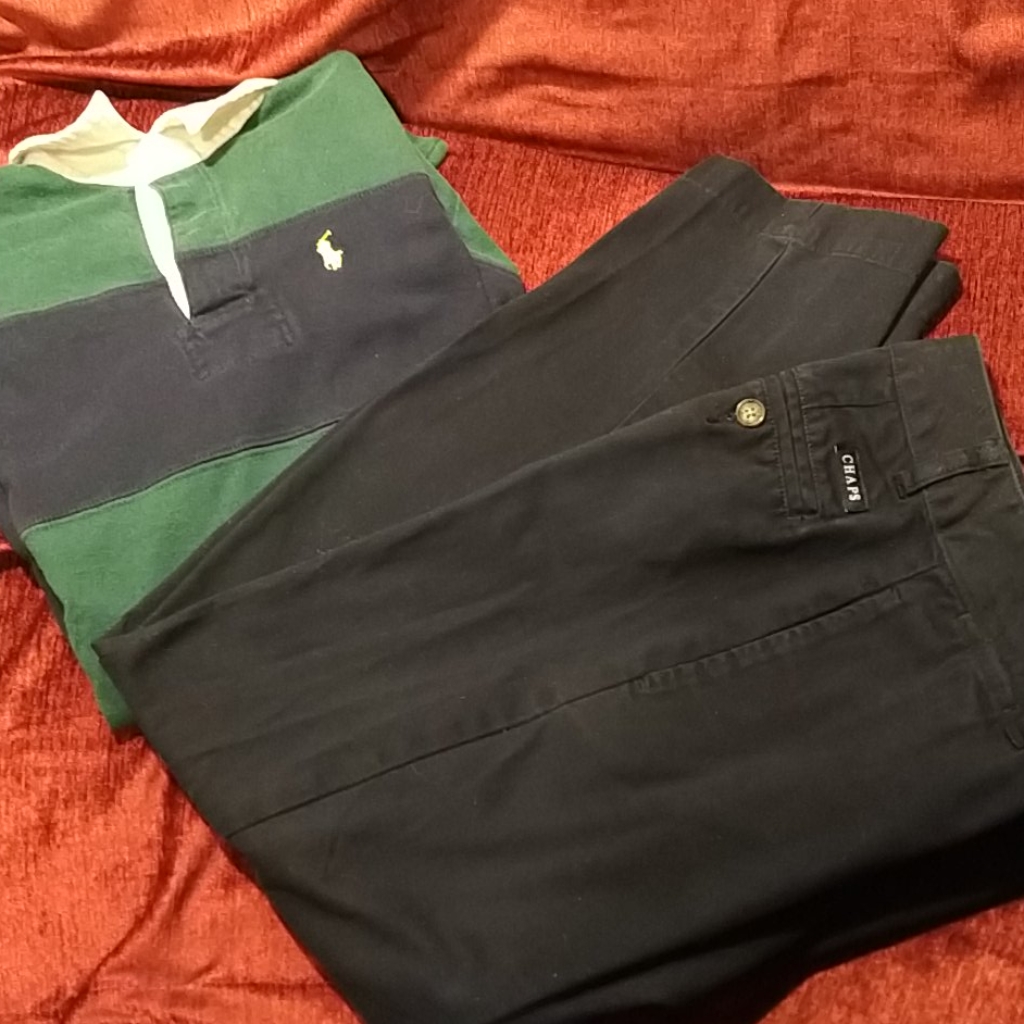 Chaps Basic Twill Pants